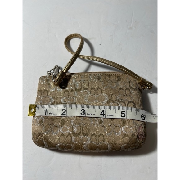 Coach Elegant Tan Wristlet - Picture 5 of 6
